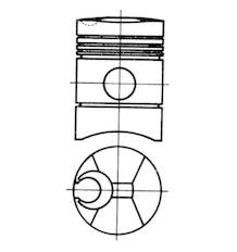 Píst KOLBENSCHMIDT 91254600