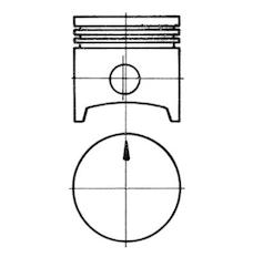 Píst KOLBENSCHMIDT 91322731