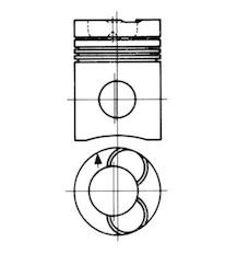 Píst KOLBENSCHMIDT 91360600