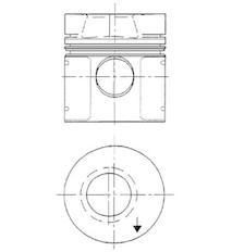 Píst KOLBENSCHMIDT 91550600