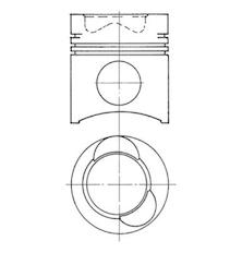 Píst KOLBENSCHMIDT 91683700