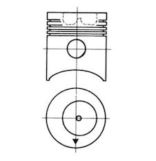Píst KOLBENSCHMIDT 91753600
