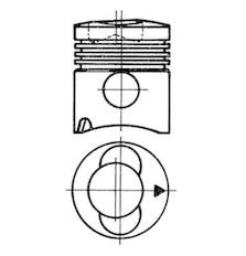 Píst KOLBENSCHMIDT 92237600