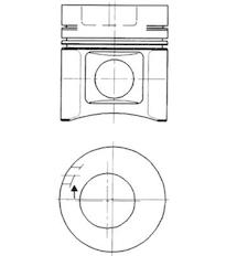 Píst KOLBENSCHMIDT 92306600