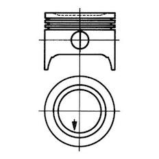 Píst KOLBENSCHMIDT 92397500