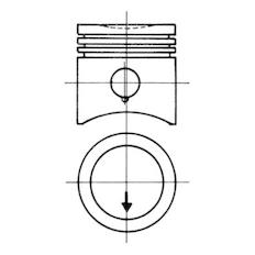 Píst KOLBENSCHMIDT 92450600
