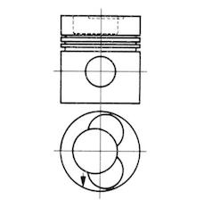 Píst KOLBENSCHMIDT 92581610