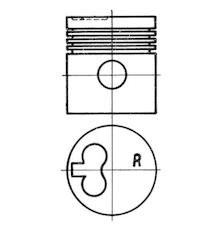 Píst KOLBENSCHMIDT 92791600