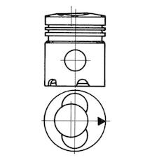 Píst KOLBENSCHMIDT 92815700