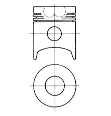 Píst KOLBENSCHMIDT 93209600
