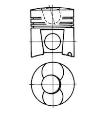 Píst KOLBENSCHMIDT 93224600