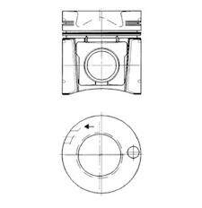 Píst KOLBENSCHMIDT 93231600