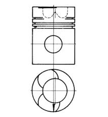 Píst KOLBENSCHMIDT 93250600