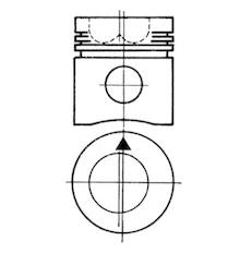 Píst KOLBENSCHMIDT 93253600