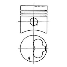 Píst KOLBENSCHMIDT 93260600