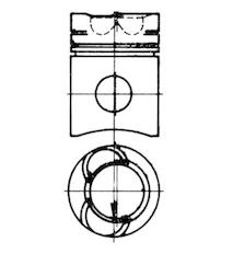 Píst KOLBENSCHMIDT 93369700