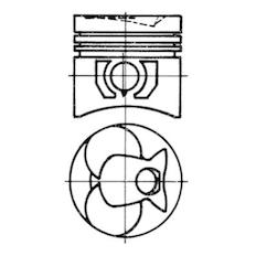 Píst KOLBENSCHMIDT 93444700
