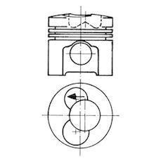 Píst KOLBENSCHMIDT 93472610