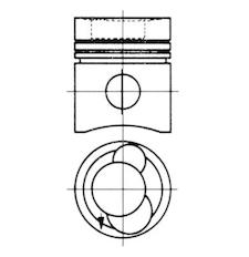 Píst KOLBENSCHMIDT 93508600
