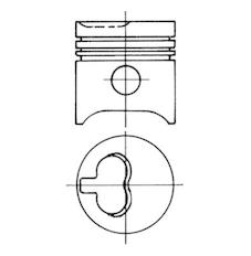 Píst KOLBENSCHMIDT 93625600