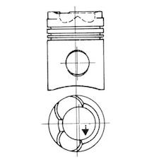 Píst KOLBENSCHMIDT 93660700