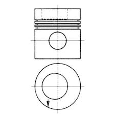 Píst KOLBENSCHMIDT 93750600