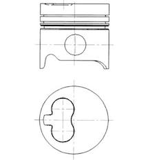 Píst KOLBENSCHMIDT 93783800