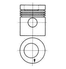 Píst KOLBENSCHMIDT 93882630