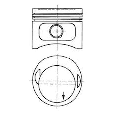 Píst KOLBENSCHMIDT 93968620