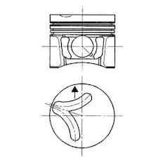 Píst KOLBENSCHMIDT 94347610
