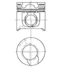 Píst KOLBENSCHMIDT 94451600