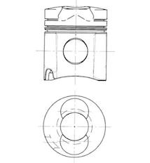 Píst KOLBENSCHMIDT 94452600