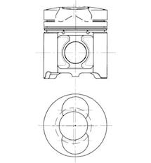 Píst KOLBENSCHMIDT 94473600