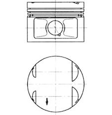 Píst KOLBENSCHMIDT 94475600