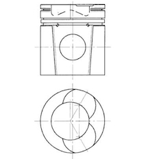 Píst KOLBENSCHMIDT 94511700