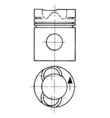 Píst KOLBENSCHMIDT 94724700
