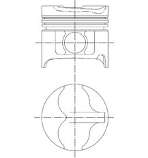 Píst KOLBENSCHMIDT 94807600