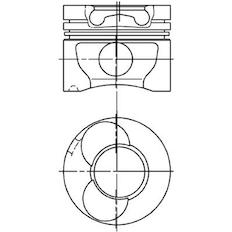 Píst KOLBENSCHMIDT 94823700