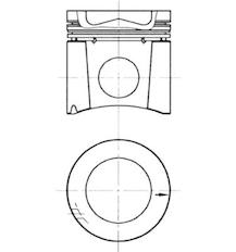 Píst KOLBENSCHMIDT 94839600