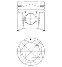 Píst KOLBENSCHMIDT 94847600