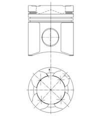 Píst KOLBENSCHMIDT 94850600