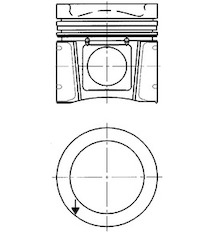 Píst KOLBENSCHMIDT 94971600