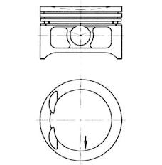 Píst KOLBENSCHMIDT 97363620