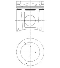 Píst KOLBENSCHMIDT 97411700