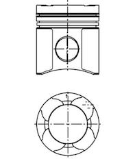 Píst KOLBENSCHMIDT 99330600