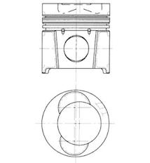 Píst KOLBENSCHMIDT 99339600