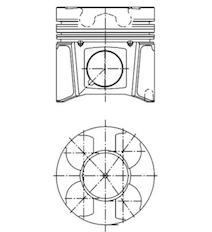 Píst KOLBENSCHMIDT 99433600