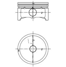 Píst KOLBENSCHMIDT 99457600