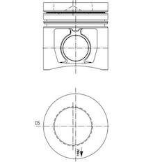 Píst KOLBENSCHMIDT 99676600
