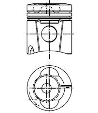 Píst KOLBENSCHMIDT 99701600